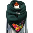 thumbnail image 3 of Foulard pour Femmes Chaude en Coton Imprimé Décontracté Bouton Mode Châles, 3 of 3