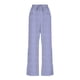 thumbnail image 4 of Amzcrzy Pantalones Mujer A Rayas Informales Cintura Alta Cordón Elástico Tipo Bóxer Cómodos Holgados Anchos Con Bolsillos Tallas S-2XL Azul, 4 of 9