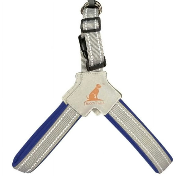 Doggy Tales Step In V Harness - Navy, 2X