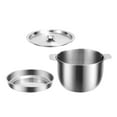 thumbnail image 3 of Lipstore Bacon Container No Drips Oil Strainer Pot for Dining Room Home Camping Pot Lid s, 3 of 8