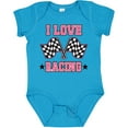 thumbnail image 3 of Inktastic I Love Racing Rally Flags Girls Girls Baby Bodysuit, 3 of 5