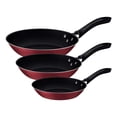 thumbnail image 1 of Juego de Sartenes TRAMONTINA Caribe Rojo 3 Piezas 20297509, 1 of 5