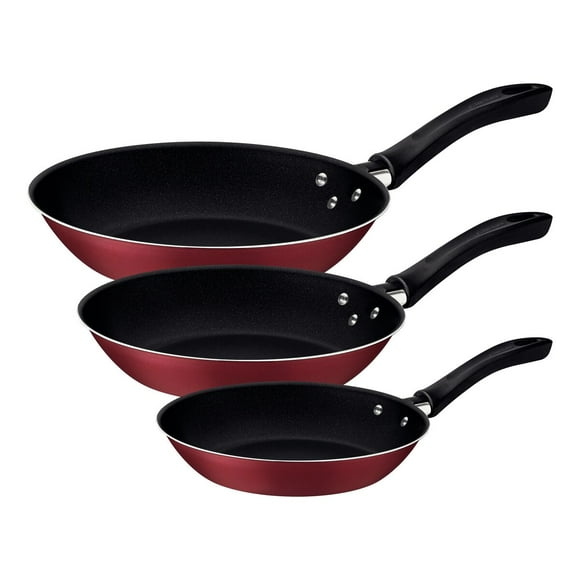 Juego de Sartenes TRAMONTINA Caribe Rojo 3 Piezas 20297509