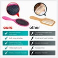 thumbnail image 3 of Hairdressing comb, air cushion comb, massage comb, smooth hair, anti-knottingRose red, 3 of 5