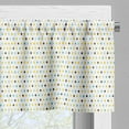 thumbnail image 3 of Ambesonne Retro Valance Pack of 2, Polka Dots Rounds Retro, 42"X12", Mint Green Marigold, 3 of 5