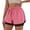 Red, variant on Conairie Workout Shorts for Women Loose Quick Dry Stretch High Waisted Running Shorts with Built-In Liner Lightweight Summer Sport Shorts with Pockets Black L
