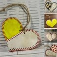 thumbnail image 2 of 5 piezas de árbol colgante de corazón de béisbol vintage Colgante Diy Joyería hecha a mano Cuentas de gran agujero para San Valentín, 2 of 5