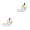 thumbnail image 1 of Bewildely Flushing Toilet Toy Joke Toy for Boys Adults Girls and Kids Party Favors 2piezas Escribe un, 1 of 1