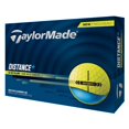 thumbnail image 1 of Pelotas de golf TaylorMade 2025 Distance + amarillas, 1 docena, 1 of 4