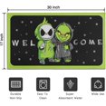 thumbnail image 5 of Christmas Funny Welcome Kitchen Rug Indoor Anti-Fatigue Kitchen Mat Winter Door Mat Anti-Slip Scratch Sand Cartoon Pattern Doormats 17" X 30" Crystal Velvet, 5 of 6
