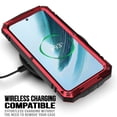 thumbnail image 5 of ELEHOLD for Samsung Galaxy S24 Case,Outdoor Sports Military Heavy Duty Full Body Cover with Built in Screen Protector Hidden Kickstand Shockproof Dustproof Case for Samsung Galaxy S24,Red, 5 of 9