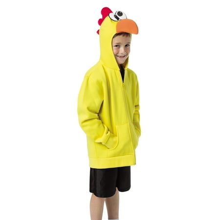 Chicken Hoodie Child Farm Animal Costume Sweat Shirt Sweater-Teen