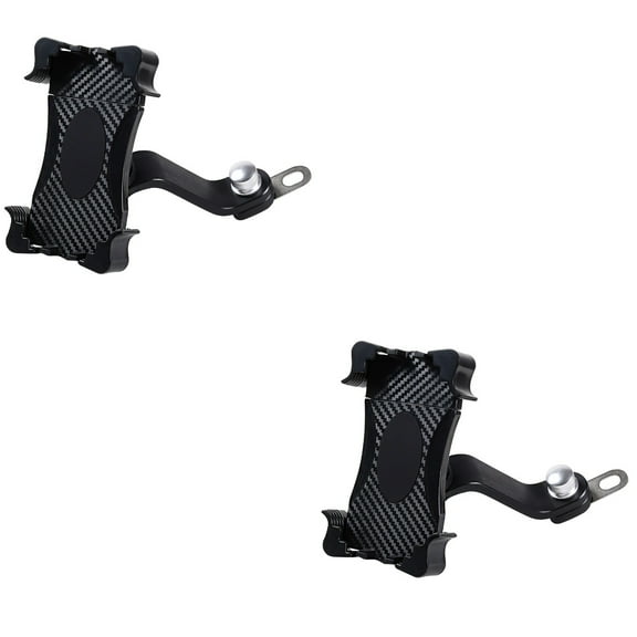 Set of 2 Moped Motorcycle Accessory Phone Holder Versatile for Outdoor Use
