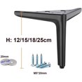 thumbnail image 2 of Furniture Legs, Featuring An Electroplating Polishing Process And A Stable Triangular Structure For Enhanced Support, 2 of 5
