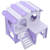 PAMINGONO Hamster Hideout House Guinea Pig Hideout House Violet PVC 1 Set