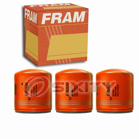 3 pc FRAM HP8 Engine Oil Filters for 12321 DF5888 HF729 IF-16-1-3 TP3013 Oil Change Lubricant Filters Fits select: 1967-1997 CHEVROLET CAMARO, 1971-1984 CHEVROLET C10