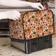 thumbnail image 7 of Balery Autumn Fox Pumpkin Lazy Pattern Oven Cover Kitchen Bread Machine Protector, 2 Slice Toaster Cover for Home, Anti Dust Fingerprint Coaster Cover, 7 of 7