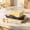 Black, variant on 7.5 in Cheese Storage Container with Lid and Built-In Cutter, Refrigerator Butter & Cheese Keeper Box with Divided Tray for Kitchen Food Storage