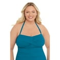 thumbnail image 7 of Time and Tru Women’s and Women’s Plus Bandeau Twist Front One Piece Swimsuit, Sizes XS-3X, 7 of 7