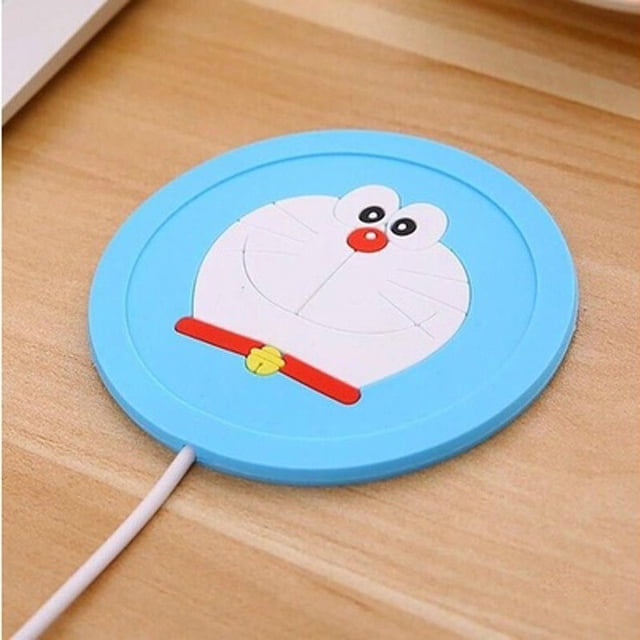 Tapis Chauffant pour Tasse USB Coussinet Chaud sous-Verre Isolant Électrique pour Café Thé