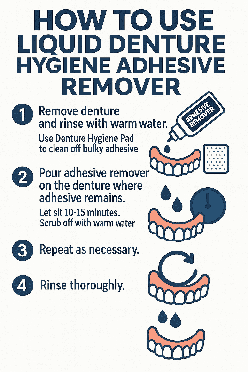 Denture Adhesive Remover and Freshener