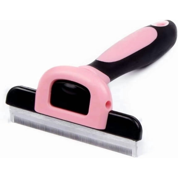 OPALESQUE Dog Brush for Pet Grooming - Dematting Comb and Deshedder for Small, Medium, Large Dogs, Cats, Horses - Removes Loose Hair