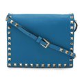 thumbnail image 2 of Pre-Owned VALENTINO GARAVANI Valentino Garavani Rockstud Shoulder Bag/Clutch Bag in Blue Leather, 2 of 10