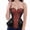 Black Red, variant on Corset Halloween Party Floral Pleated Trim Bustier Black Blue L