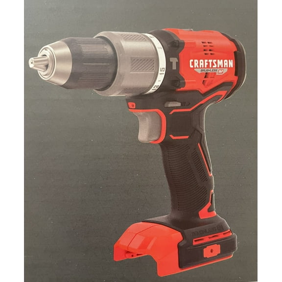 CRAFTSMAN V20 1/2-in 20-volt Max Variable Speed Brushless Cordless Hammer Drill (Tool Only)
