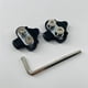 thumbnail image 5 of Naiovety 2 pack/lote y juego de bicicleta para hombres y mujeres, tacos para bicicleta de montaña, 2 unids/set y para un juego cómodo y de Ciclismo Negro tipo SH56, 5 of 6