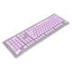 thumbnail image 5 of Teclas ABS de 108 teclas, doble capa, dos colores, transmisión de luz, para teclado mecánico de 61, 87, 104, 108 teclas, 5 of 8