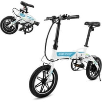 Swagtron Swagcycle EB5 Pro Plus Lightweight Aluminum Folding Electric Bike with Pedals