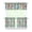 White-10, variant on Boho Style Kitchen Curtains Set Nordic Tribal Pattern Valance and Tier Set Light Filtering Rustic Artistic Aesthetic Rod Pocket Curtains for Living Room