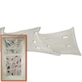 thumbnail image 2 of Beistle Club Pack of 12 Ivory White Halloween Spooky Cloth Decorations 30" x 12', 2 of 2