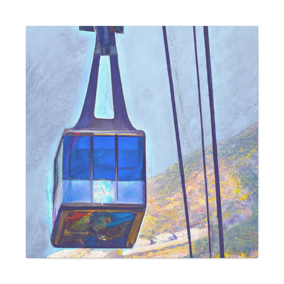 Cable Car Ride Pool - Canvas