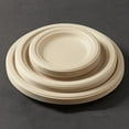 thumbnail image 1 of Plato desechable Plato de papel Plato de comida para catering Plato de dibujo de jardín de infantes Vajilla degradable para barbacoa doméstica Plato de cena, 1 of 5