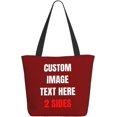 thumbnail image 3 of Custom Tote Bag With Logo Photo, Custom Bag, Personalized Shopping Bags Reusable Grocery Bags Bulk For Work Travel Gifts, 3 of 8