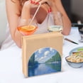 thumbnail image 3 of Yayeee Napkin Holder for Table Kitchen Paper Tissue Organization, Blue Sky and River, 3 of 8