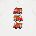 thumbnail image 4 of Inktastic Fire Truck Firefighter Bear Boys or Girls Baby T-Shirt, 4 of 5