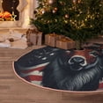 thumbnail image 5 of Fotbe Modern USA Deer Head Pattern Christmas Tree Skirt, Tree Skirts Plush Christmas Decorations, Christmas Tree Skirts Xmas Decorations Holiday Party Decor-48", 5 of 6