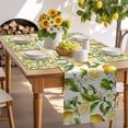 thumbnail image 6 of Placemats Set of 4, Floral Lemon Place Mats Summer Fruit Green Leaves Tablemats Washable Placemat Table Decoration for Kitchen Table Dinner Party Home Decor Indoor Outdoor 13x19 Inch, 6 of 9
