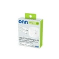 thumbnail image 6 of onn 20W Single USB-C Port Wall Charger with 3ft Lighting to C Cable, Fast Charging, MFI & USB-IF Certified, Foldable Plug, White - Compatible with iPhone 14/13/12/11/X/XR/XS, iPad, Airpods and mor, 6 of 11