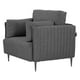 thumbnail image 2 of Sillón DICASA Klint 1 Plaza Gris Oscuro, 2 of 7