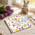 thumbnail image 4 of Fwttom Home Decor Spring Tulips Floral Theme Party Tableware Disposable 7-Inchs 9-Inchs Paper Plates Paper Cup Tissue Set of Party-Themed Paper Plates, 4 of 6