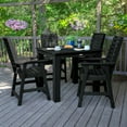 thumbnail image 2 of Highwood Furniture Weatherly 5pc Square Counter Dining Set-Finish:Black,Shape:Square, 2 of 10
