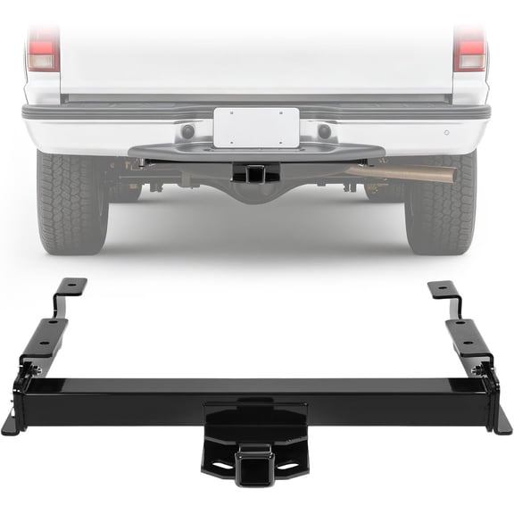 KOJEM Class 5 Trailer Tow Hitch, 2 Inch Receiver Compatible with 1988-2000 Chevrolet Chevy C/K 1500 2500 3500 w/ 8 ft 1988-2000 GMC C/K 1500 2500 3500 w/ 8 ft Bed Only