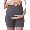 thumbnail image 5 of Luxtrada Women's Maternity Yoga Shorts Pregnancy Athletic Leggings Pants Comfort Gym Booty Yoga Pants with Pockets, 5 of 6