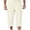 Beige, variant on Bovxnpu Mens Capris Pants Beach Loungewear Pants Men Cargo 7 Pants Solid Elastic Waist Drawstring Side Pockets Casual Pants