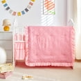 thumbnail image 4 of Juego de Ropa de Cuna Mini UOZZI Rosa con Edredón Acolchado, 4 of 9