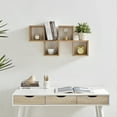 thumbnail image 6 of Cubby Chessboard Wall Shelf – Horizontal or Vertical - Chestnut, 6 of 22